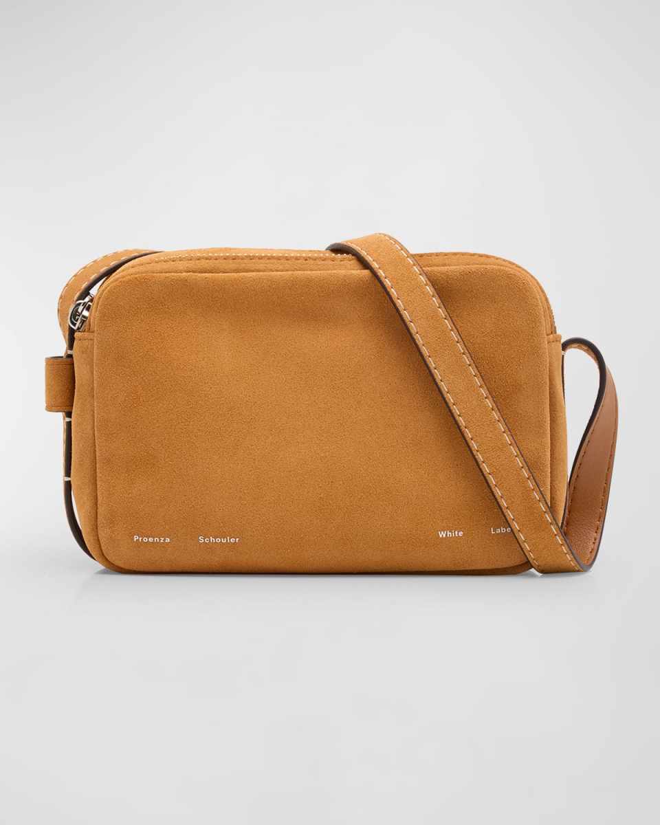 Watts Suede Camera Crossbody Bag